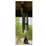 Wind Chime with 5 Metal Tubes and Decorative Sail