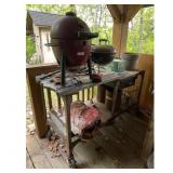 Kamado Joe Ceramic Grill & Smoker with Cart and Ac