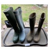 Hunter Boots and Plunge Pool Cover Lot