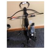 Black Crossbow with Arrows and Accessories