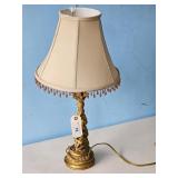 Vintage Brass  Monkey Table Lamp