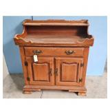 Tell City Wooden Cabinet with Drawer and Doors