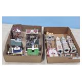 Collection of Ceramic Christmas Village Houses