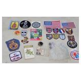 Assorted Collectible Patches and Pins Lot