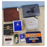 Assorted Cigar Boxes Lot - Montecristo, Wolf Bros,