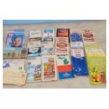 Vintage Road Maps Collection - Ohio, Michigan, KY