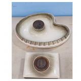 Vintage Hyde Park Ashtray Set No. 1970 USA