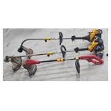 Homelite String Trimmers Weed Eaters 2 Gas, 1 Elec