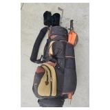 Vintage Golf Club Set with Bag and Accessories