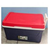 Igloo 70 Qt Cooler - Blue/Red