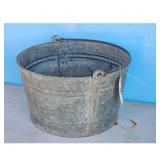 Vintage Galvanized Metal Bucket Pail