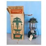 Vintage Coleman 220F195 Green Propane Lantern with
