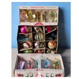 Vintage Jewelbrite Christmas Ornaments Lot