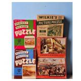 Lot of 4 Vintage Jigsaw Puzzles: Perfect Picture,