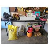 Folding table/GMC Sliding Compound Miter Saw and A