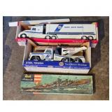 Revell Nylint Tractor Trailer and Tow Truck Model
