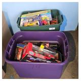 2 Totes full of Die-Cast Model Cars