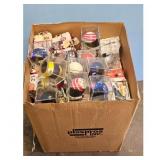 Large Box of 10+ Miniature Racing Helmets
