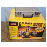 Craftsman 6" Bench Grinder with Light & Rotary To