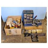 Lot of Tools: Miter Box Saw Set, Battery Charger,