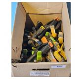 Box of Assorted Spring Clamps and Hand Tools