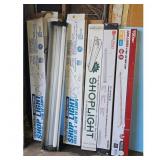 Shop Lights Fluorescent Fixtures 4ft T8 Lamps