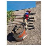 Lot of 6 Fishing Rods and Reels with Old Pal Minno