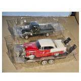1955 Chevrolet Bel Air & Pickup Truck Diecast Mode