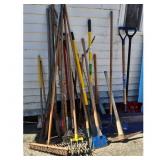 Lot of Assorted Garden Tools