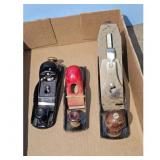 Lot of 3 Vintage Hand Planes Stanley and Others