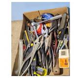 Assorted Hand Tools Lot - Pliers, Ratchet, and Mor