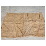 2 BURLAP FEED SACKS