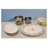 Kitchenware Items: Serving Platter, Divided Dish/