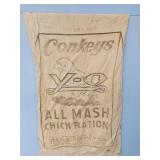 CONKEYS ALL MASH CHICK RATION CLOTH 100LB FEED SAC