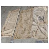 3 CLOTH FEED SACKS-SOME HAVE BEEN PATCHED