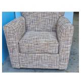 Tweed Upholstered Armchair LAZYBOY Accent Chair
