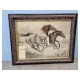 RUANE MANNING FRAMED HORSE PRINT