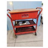 Clarke Parts Washer Cart with Lid and Accessories