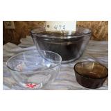 GLASS MIXING BOWLS