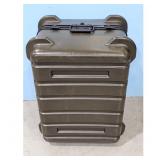 Large Olive Green Hard Case "TWO PERSON LIFT" "