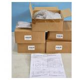 5 NIB Column Handle Locks Set