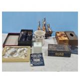 Vintage Lot: Texas Star Ceramic Mug, Poker Chip Se