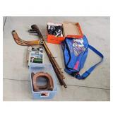 Golf Clubs/Horse Shoes/Baseball Clee