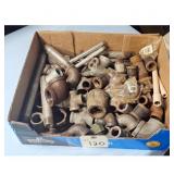 Assorted Lot of Metal Pipe Fittings and Connectors