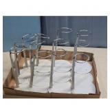 Lot of 11 Doll Stands Metal Base Display Holder