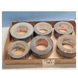 Lot of 6 Rolls Duct Tape - Nashua, TUCK, SPECTAPE