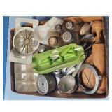 Vintage Kitchen Gadget Lot - Corn Dishes, Ice Cube
