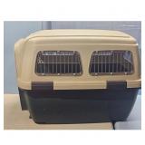Vintage Pet Carrier Dog Cat Travel Crate