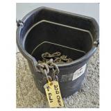 30ft Chain with No Ends in Black Bucket