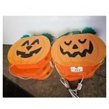 Vintage Halloween Jack-O-Lantern Blow Mold Light C